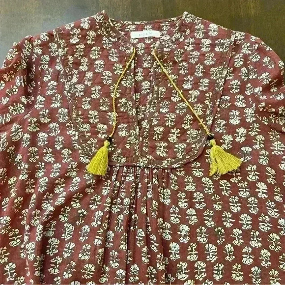 Doen Long Sleeve Floral Medium Top - Picture 3 of 7